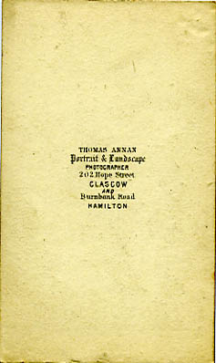 back of card